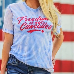 The Light Blonde 'Freedom is Not Canceled' Tie Dye